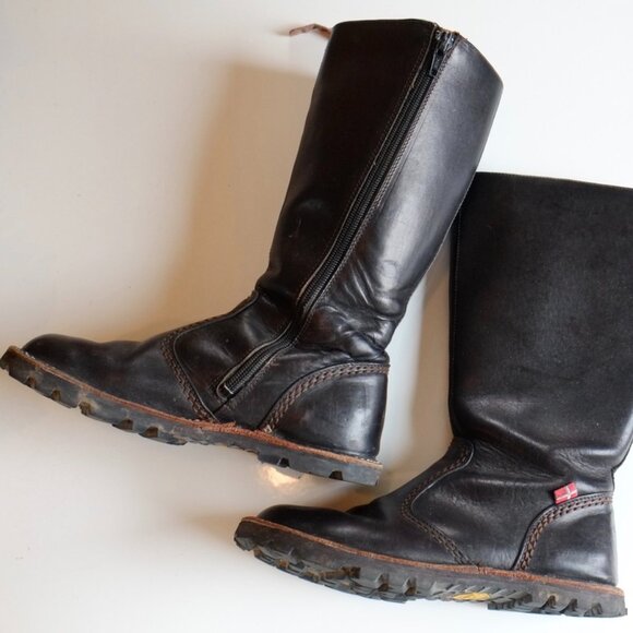 Duckfeet Women's Leather Boots w NEW Vibram Soles Sz. EU 38 US 7.5/8 - Picture 1 of 9